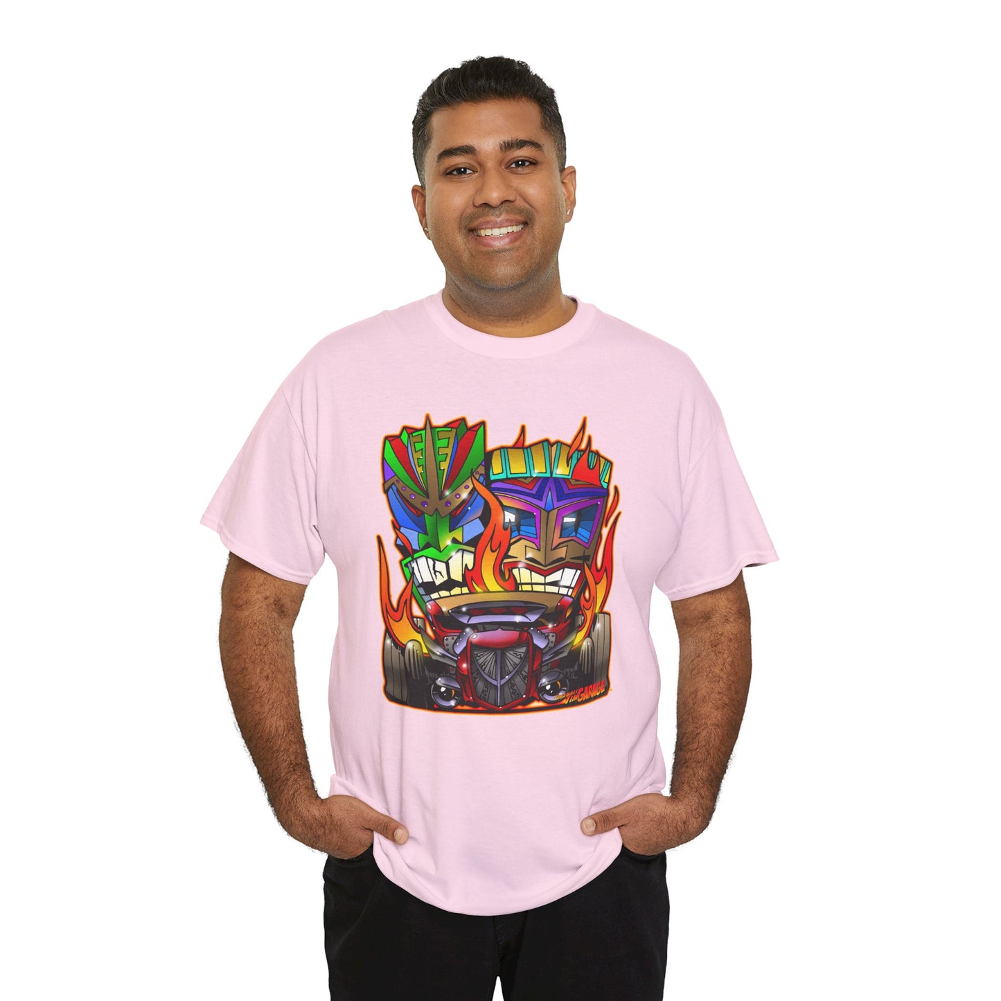 HOT ROD TIKIS Concept Art Tiki Unisex Heavy Cotton Tee 13 Colors