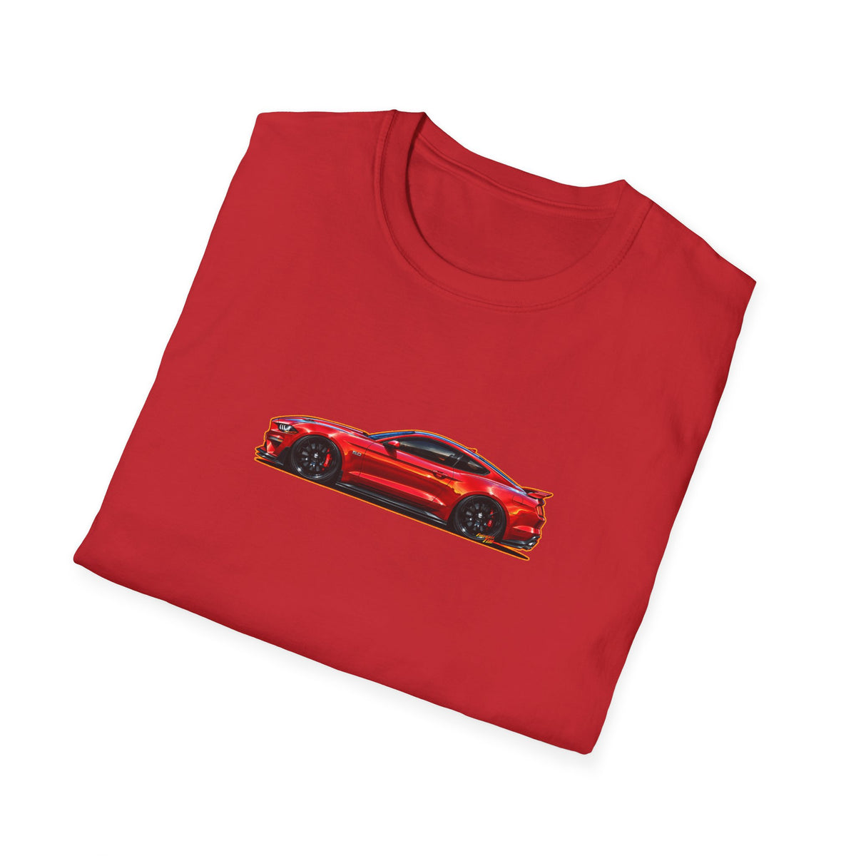 FORD MUSTANG 2019 GT 5.0 Collectible Fireball Art TeeShirt