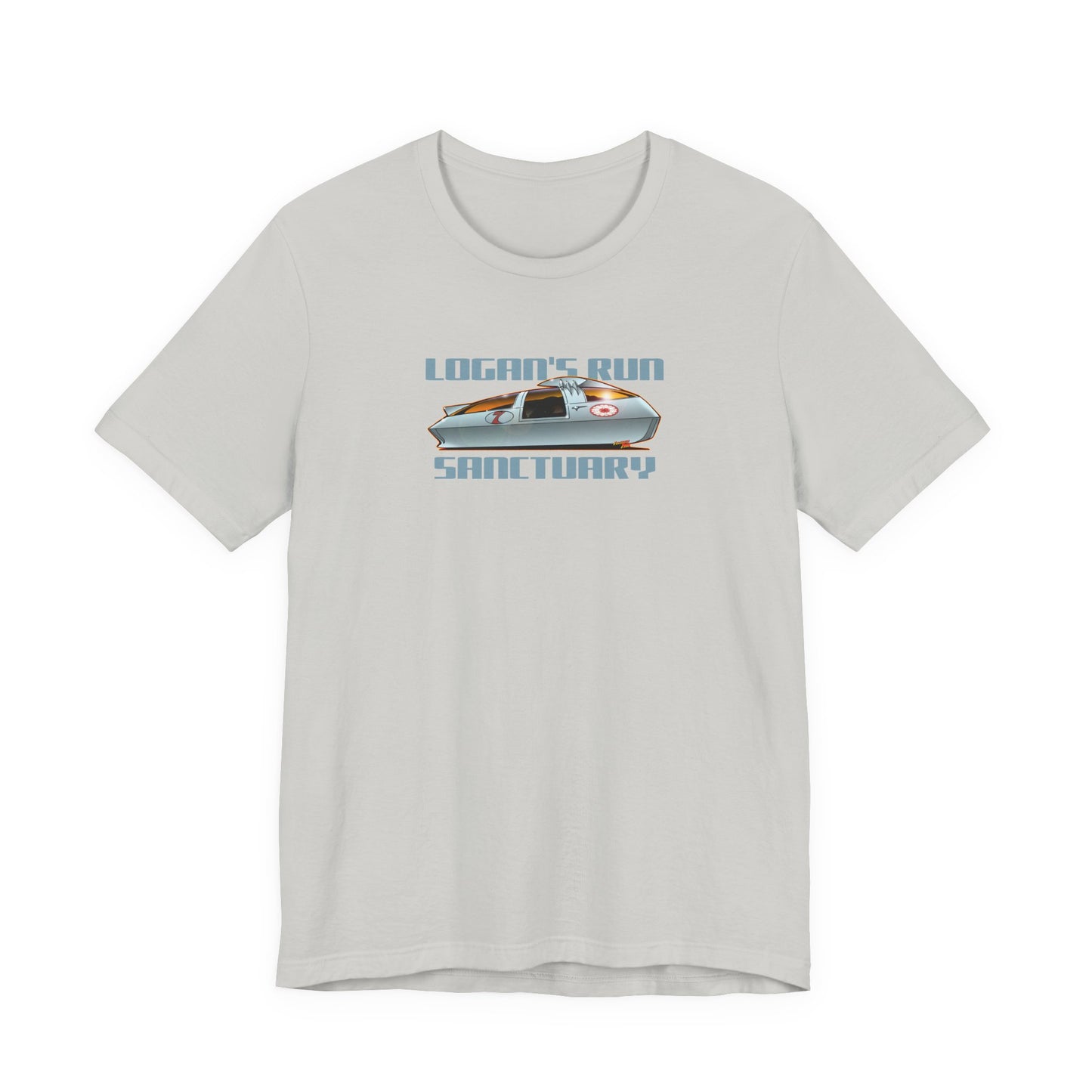 LOGAN'S RUN Sci Fi TV Car Collectible Fireball Art Short Sleeve Tee 12 Colors
