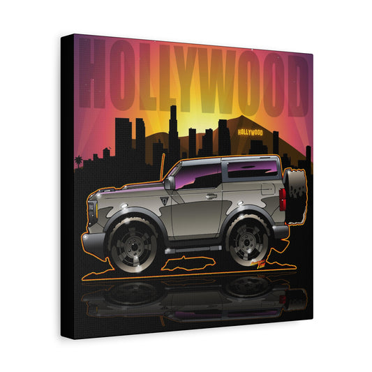FORD BRONCO SASQUATCH 2026 Collectible Fireball Art Canvas Print