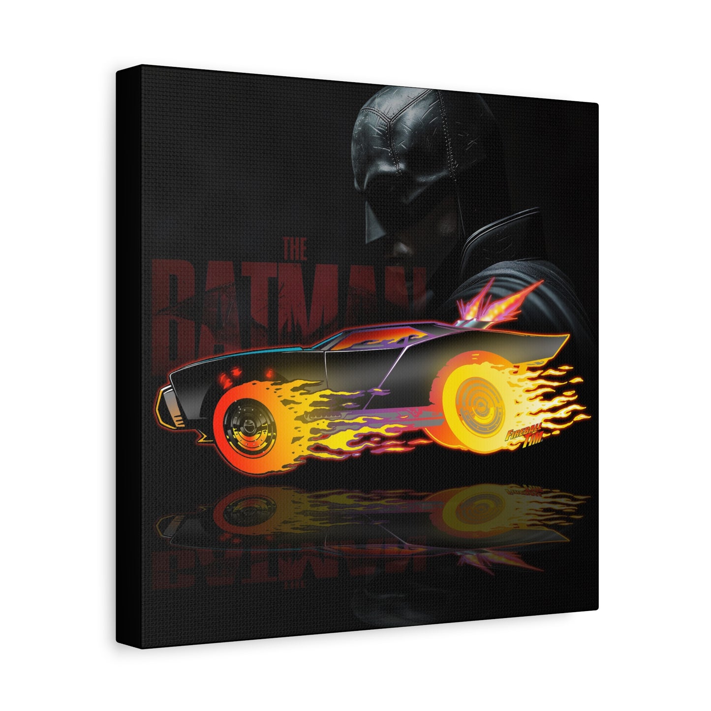 BATMOBILE 2021 THE BATMAN Canvas Art Print - 2 Sizes
