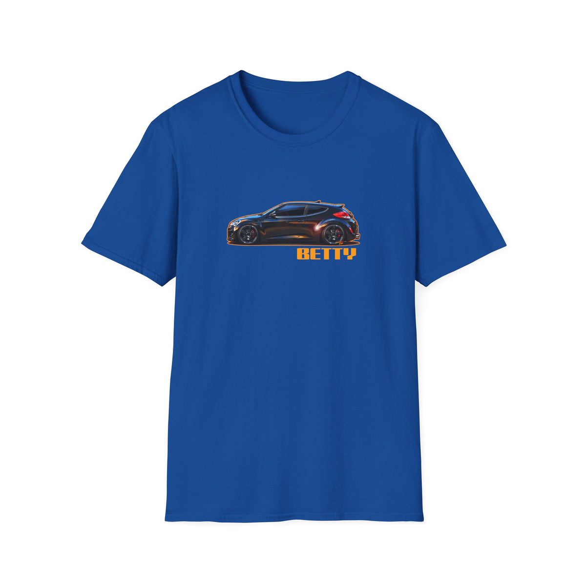 HYUNDAI VELOSTER 2012 Black Betty Collectible Fireball Art TeeShirt