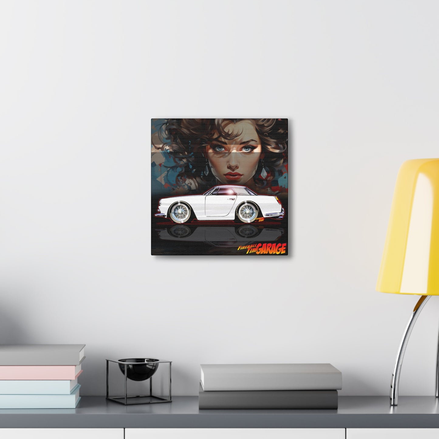 FERRARI 250GT 1959 Classic Car Concept Art Canvas MASTERPRINT 3 Sizes