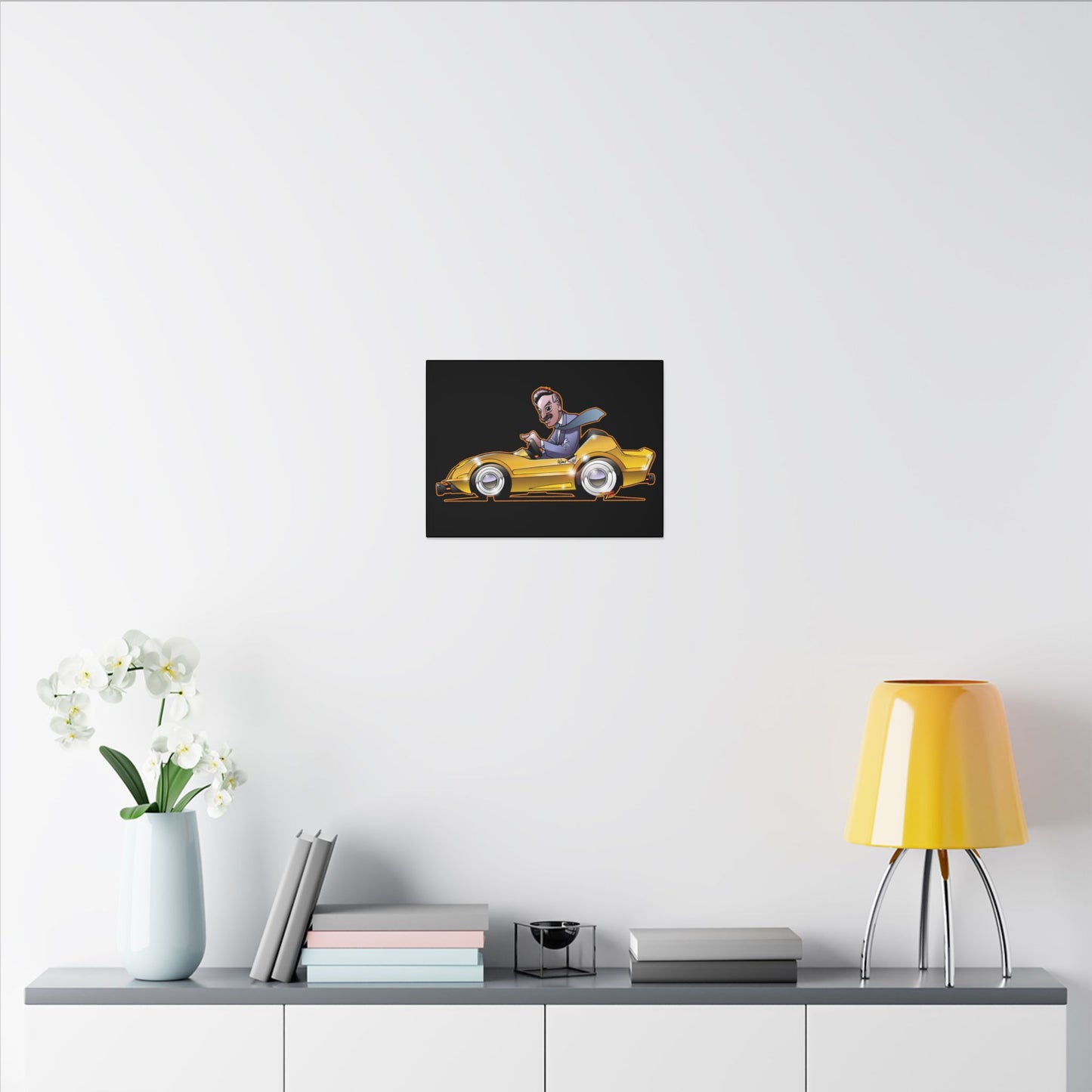 AUTOPIA CLASSIC Walt Disney Fireball Art Canvas Print