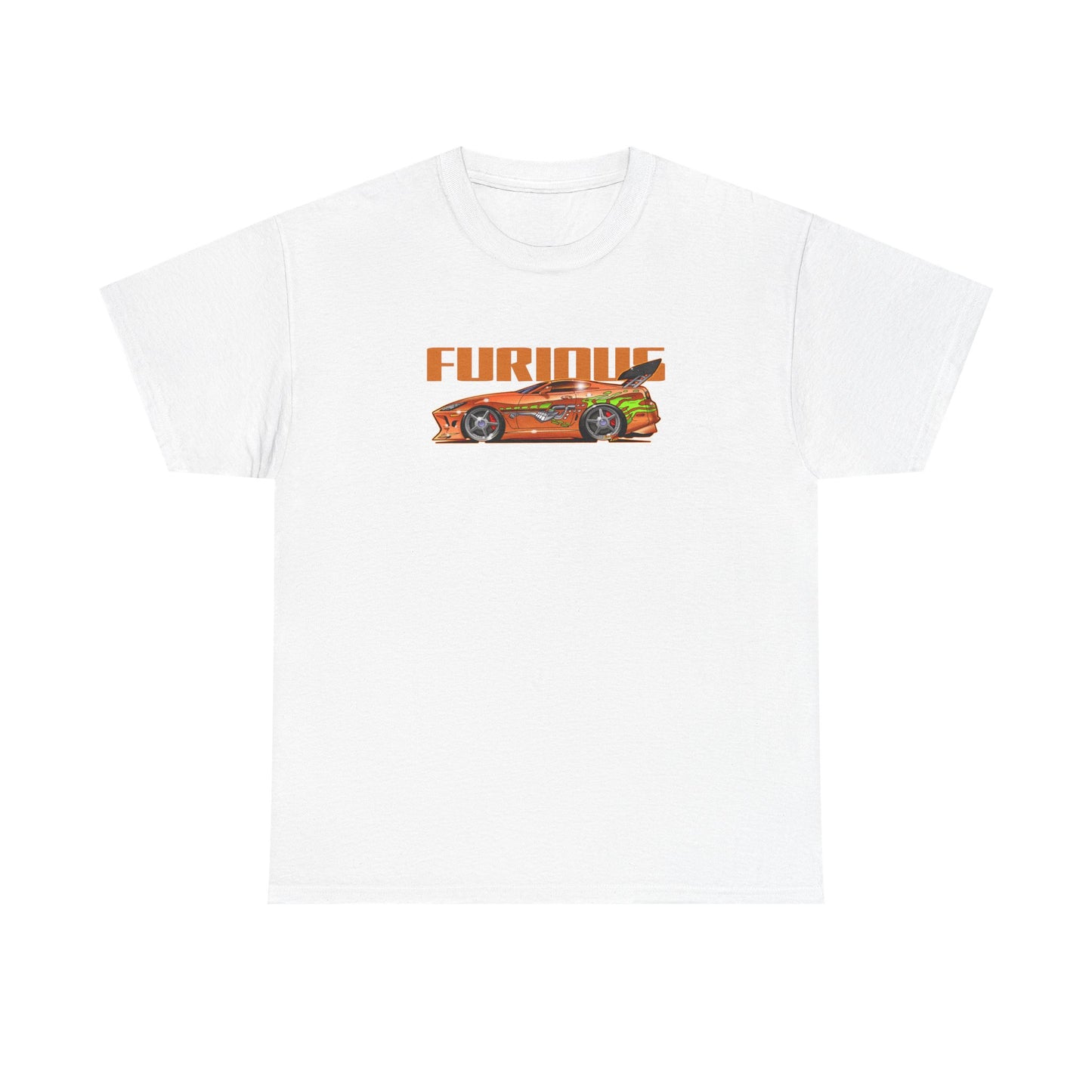 FAST & FURIOUS 1994 TOYOTA SUPRA MK IV Fireball Art Tee Shirt - Multiple Sizes