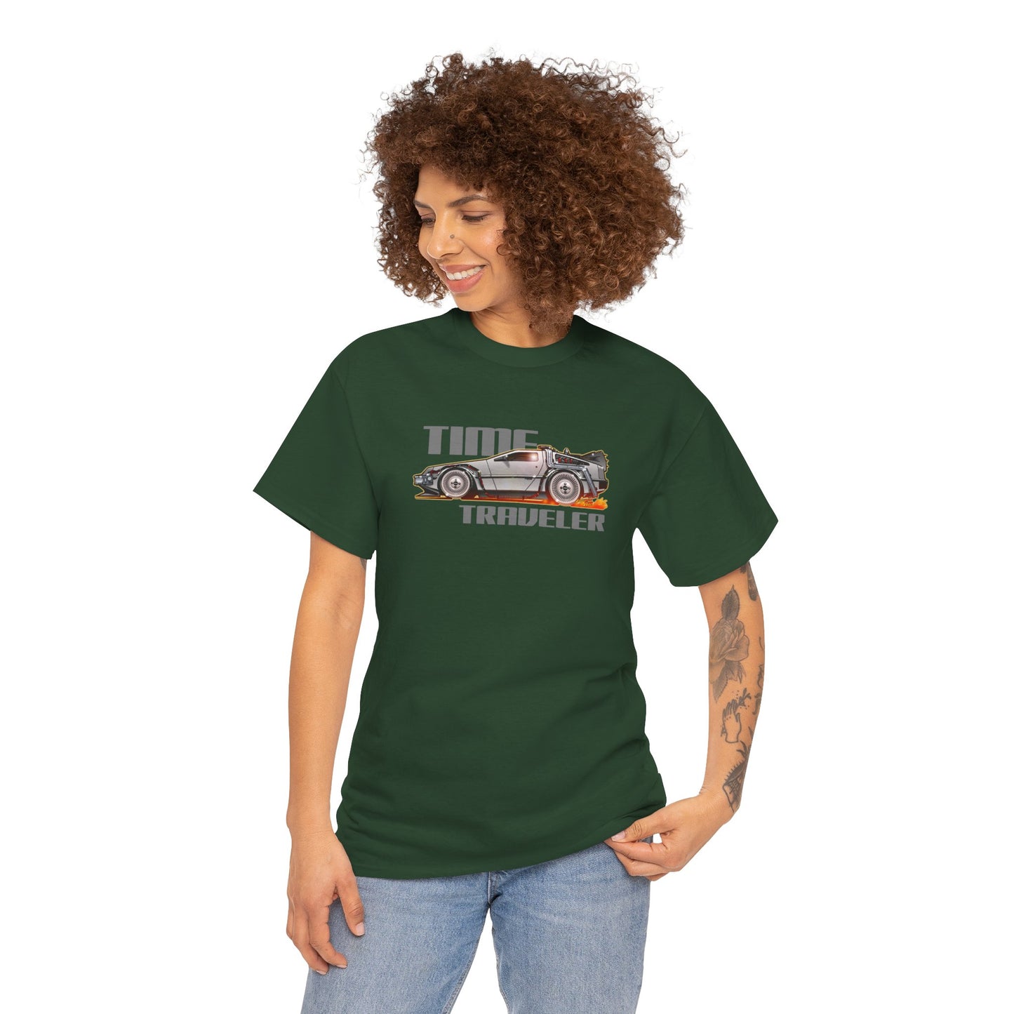 BACK to the FUTURE Delorean Time Traveler Tee Shirt