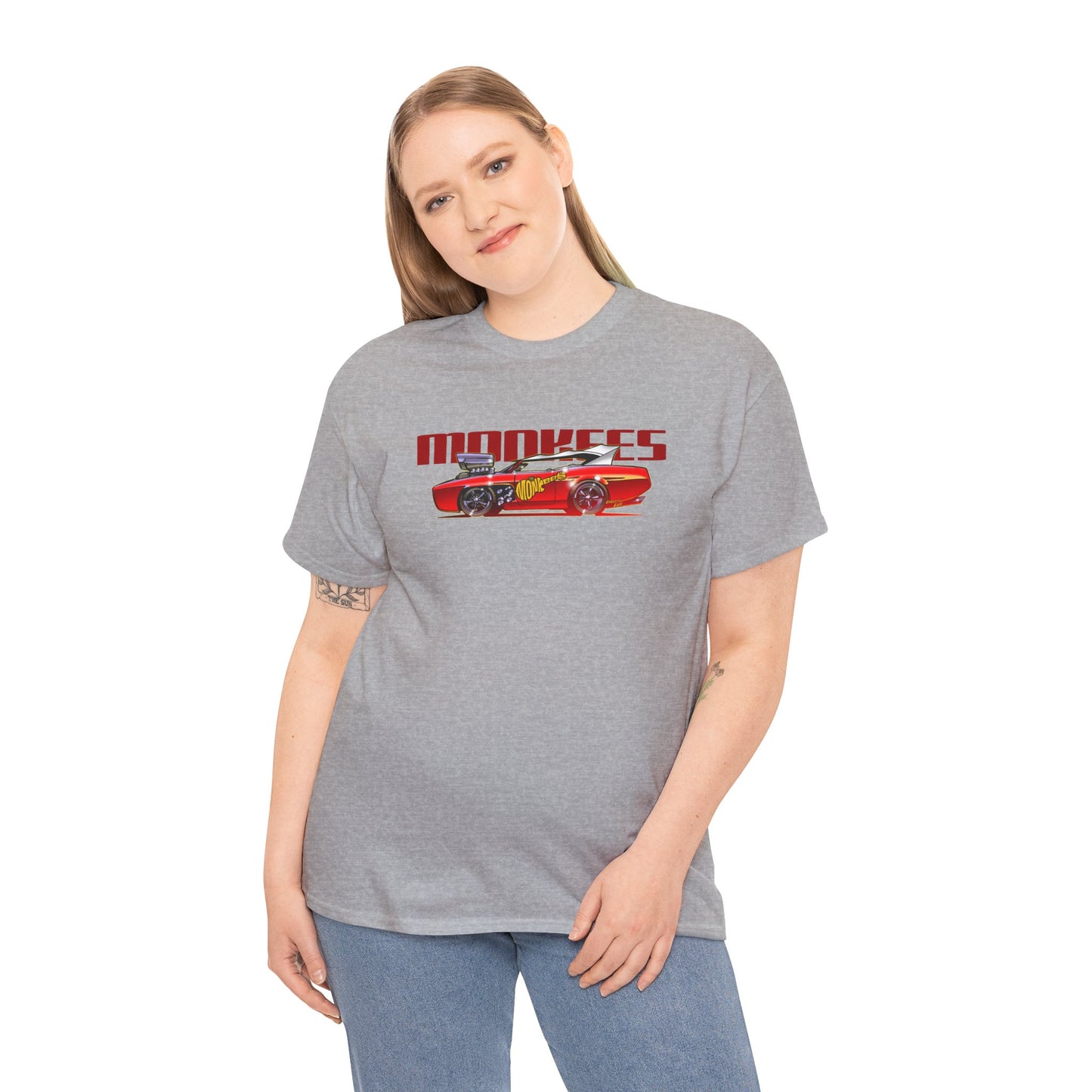 THE MONKEES Monkeemobile Cotton Tee Shirt - 12 Colors