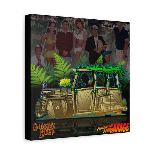 GILLIGAN'S ISLAND TV Show Tiki Car Canvas Art Wall Print - 12x12