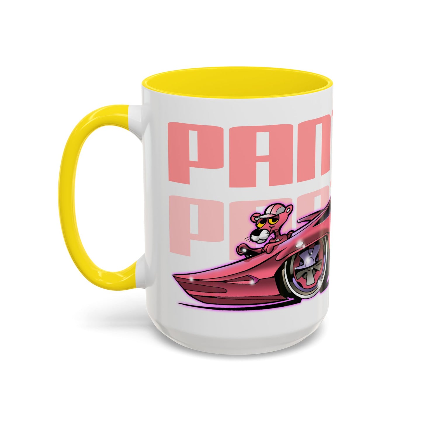 PINK PANTHER PANTHERMOBILE Collectible Coffee Art Mug - 2 Sizes