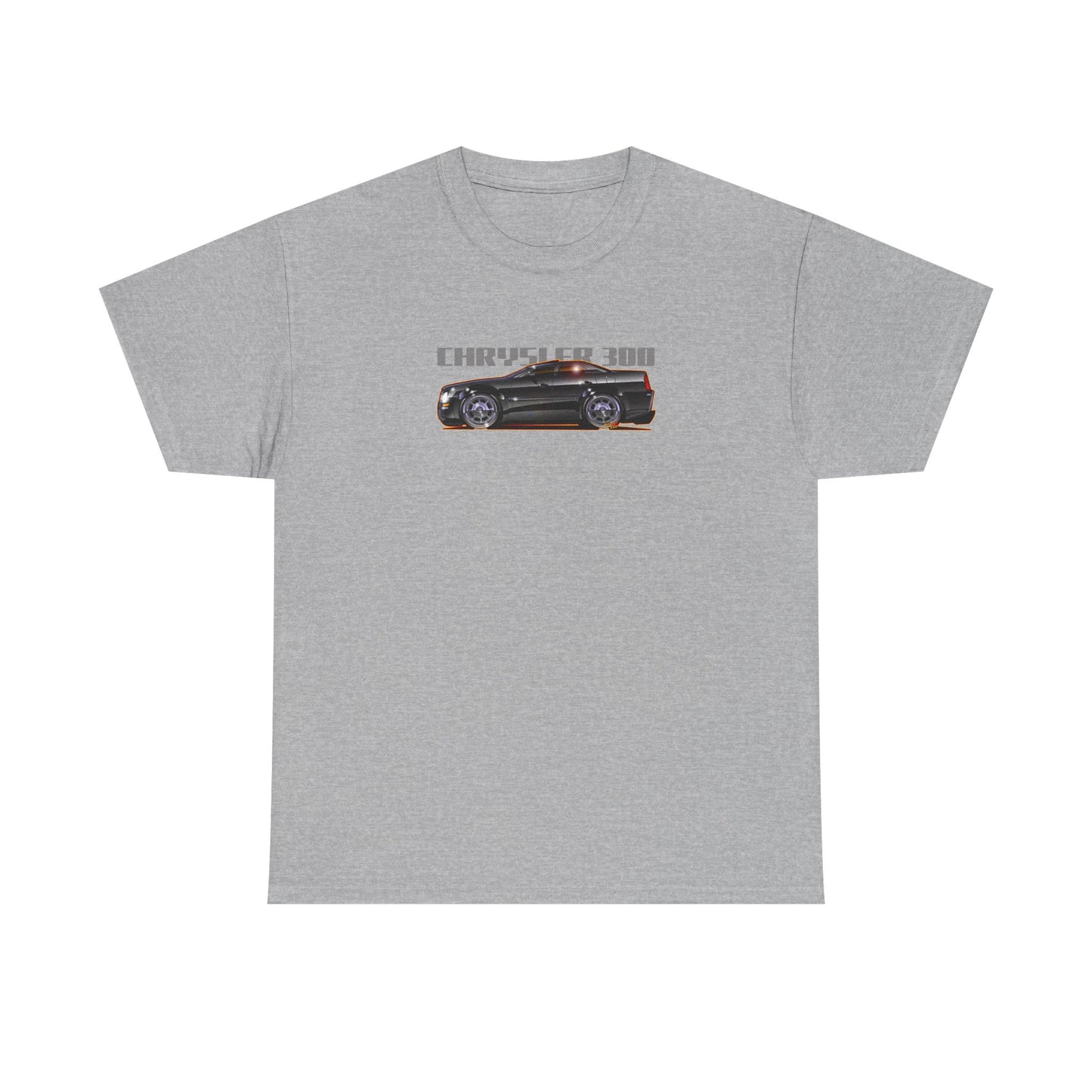 CHRYSLER 300 Fireball Art Collectible Heavy Cotton Tee - Multiple Colors
