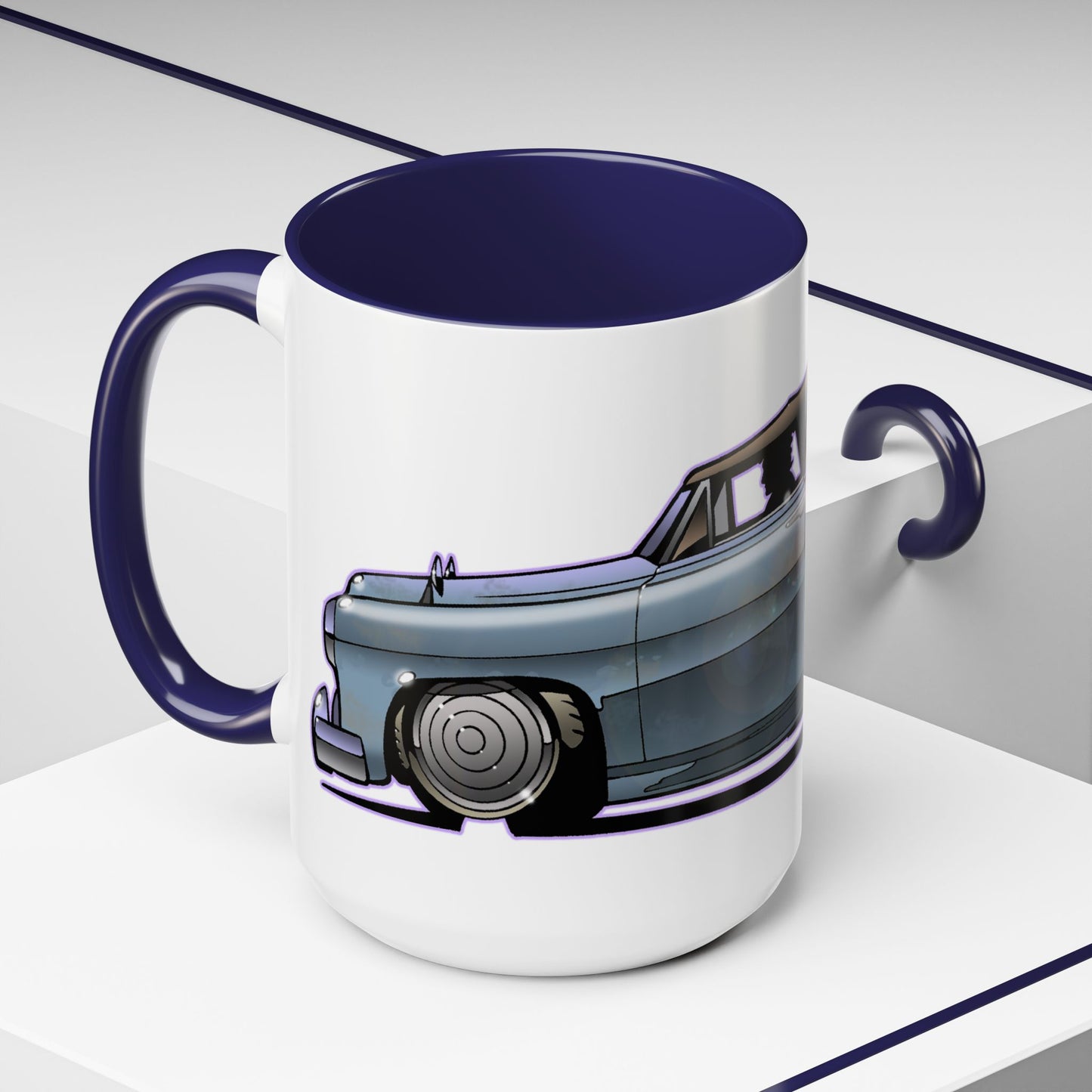 COLUMBO TV Show Peter Falk Peugeot Concept Art Coffee Mug 2 Sizes 3 Colors-Mug-Fireball Tim Garage