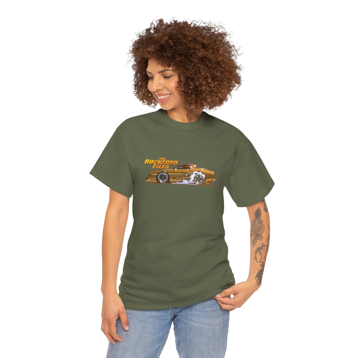 THE ROCKFORD FILES 1974 Pontiac Firebird Esprit Concept Art Cotton Tee 11 Colors