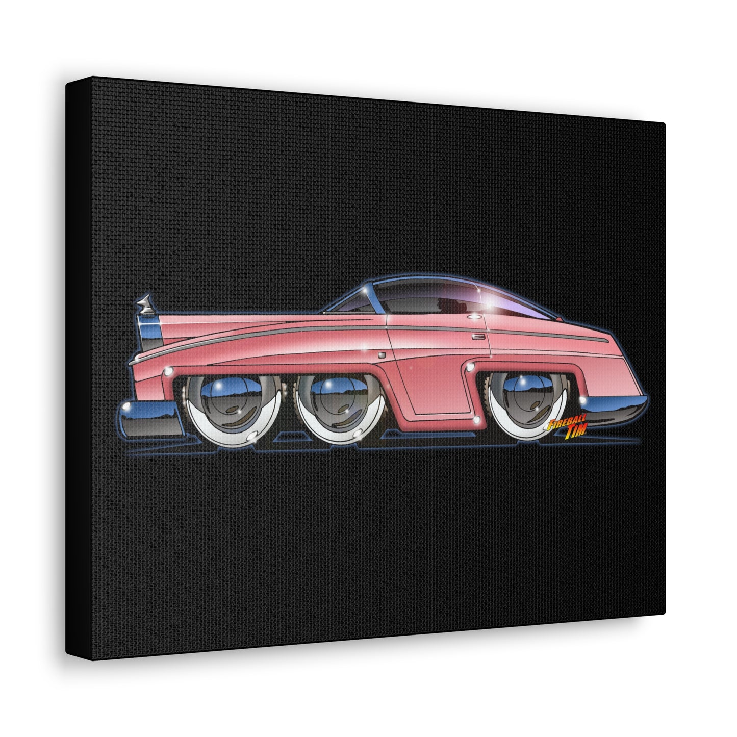 LADY PENELOPE FAB 1 Thunderbirds TV Car Pop Culture Art Canvas Print 11x14