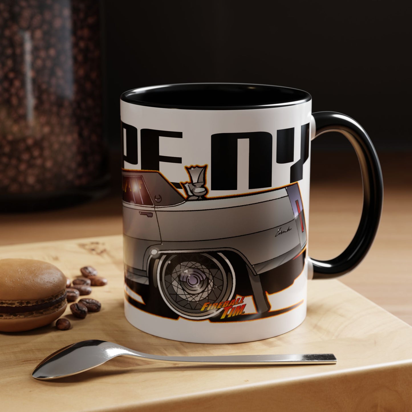 ESCAPE FROM NEW YORK Duke Cadillac Collectible Art Coffee Mug - 2 Sizes