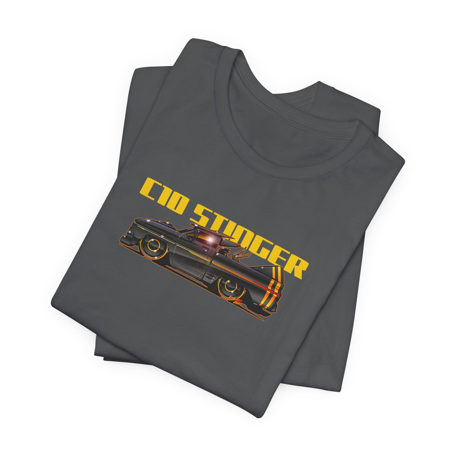 CHEVROLET C10 1960 Stinger Pickup Truck Custom Short Sleeve Tee 8 Colors