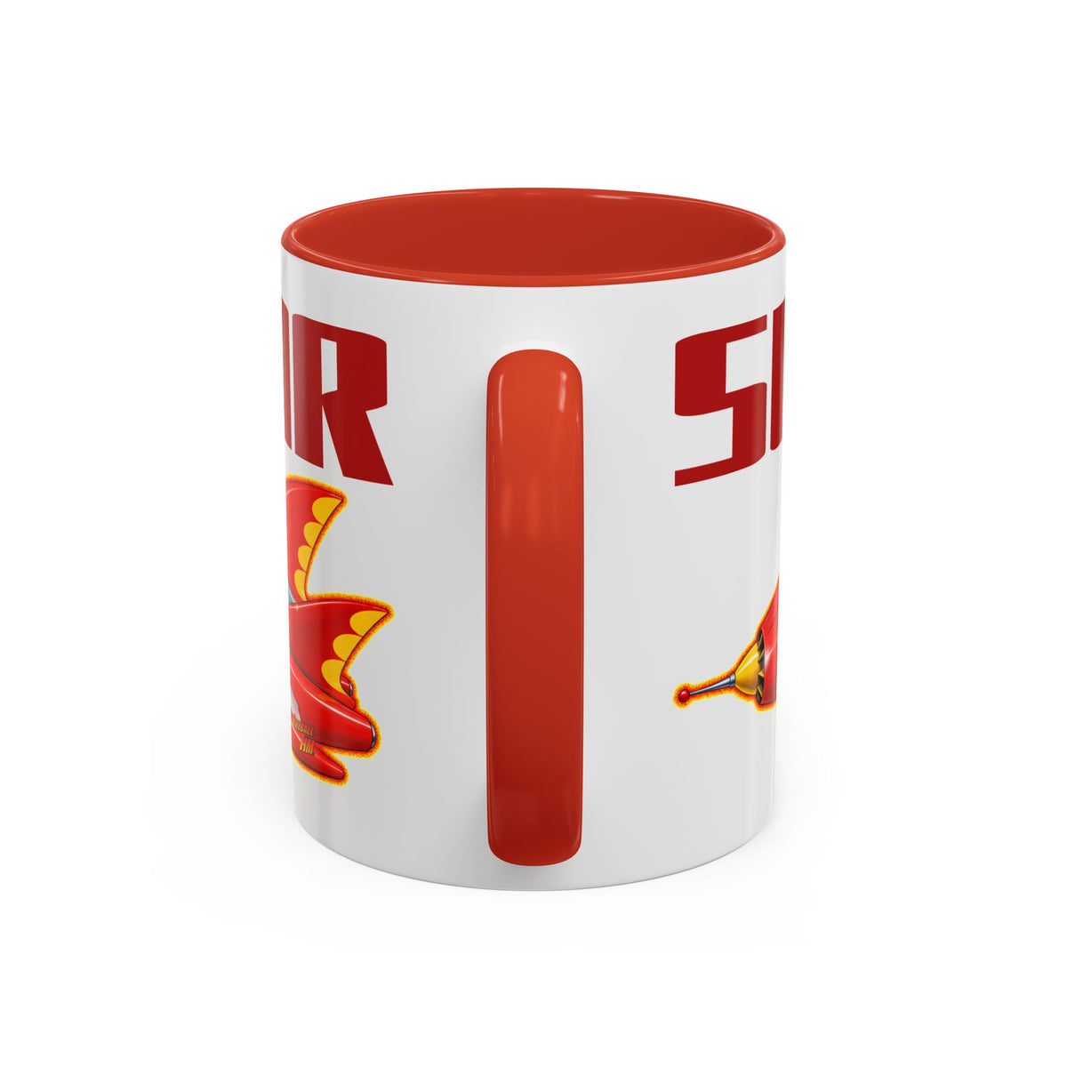 SUPERCAR Gerry Anderson 60's TV Flying Car Collectible Fireball Art Coffee Mug - 2 Sizes