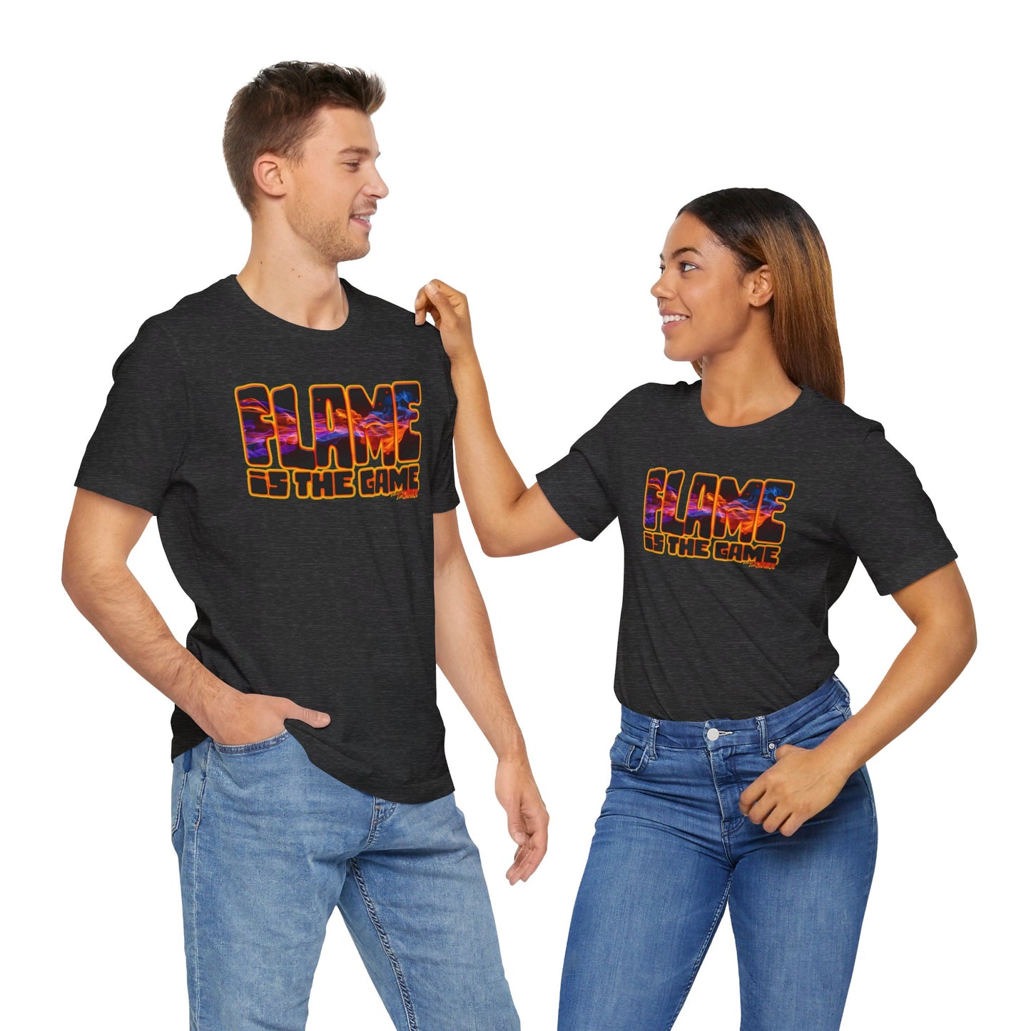 FLAME IS THE GAME Fireball Tim Garage Official Short Sleeve Tee 13 Colors