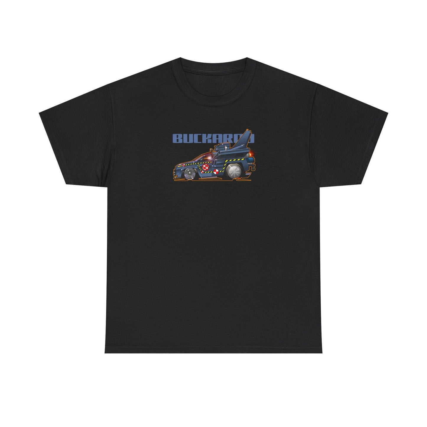 BUCKAROO BANZAI JET TRUCK Movie Car Fireball Art Tee Shirt - Musltiple Sizes