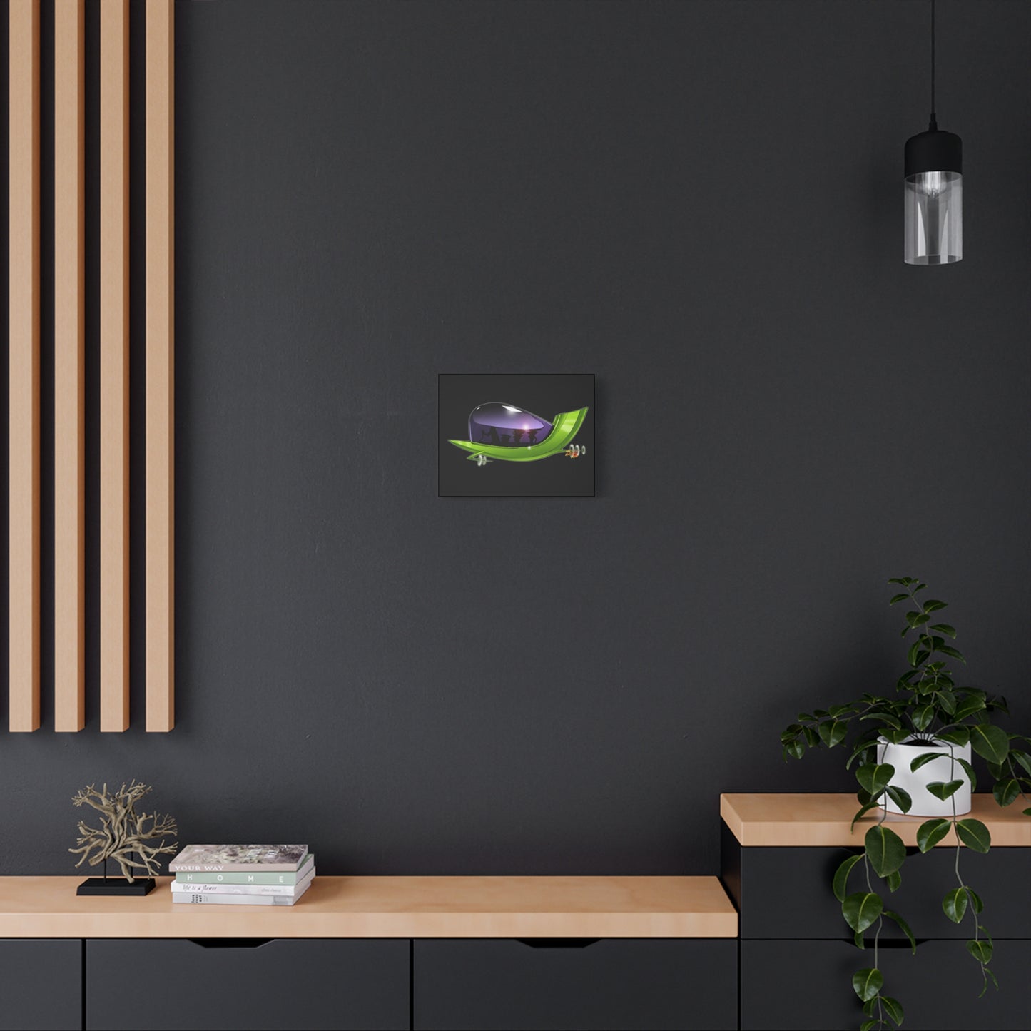 JETSONS FAMILY SPACESHIP Canvas Art Wall Print - 11x14