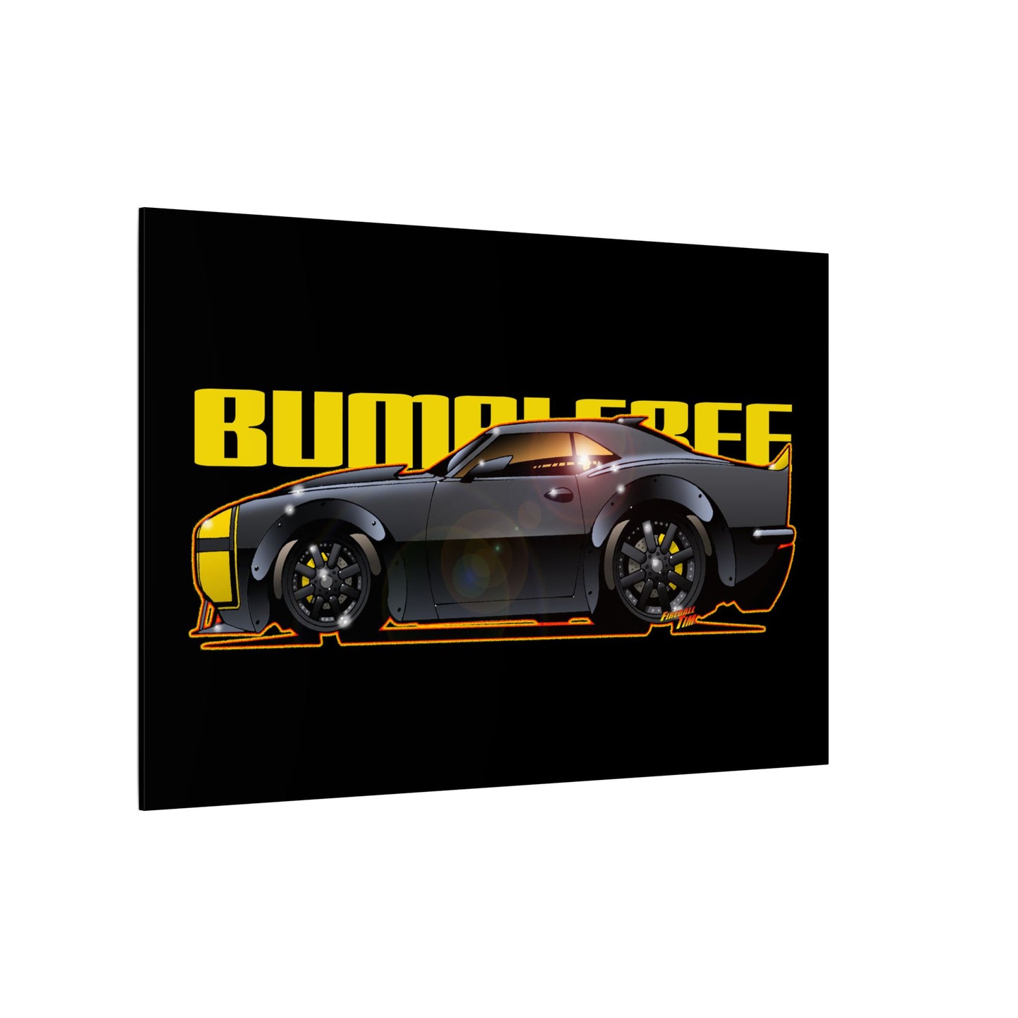 TRANSFORMERS BUMBLEBEE 1967 Camaro Fireball Art Canvas Print