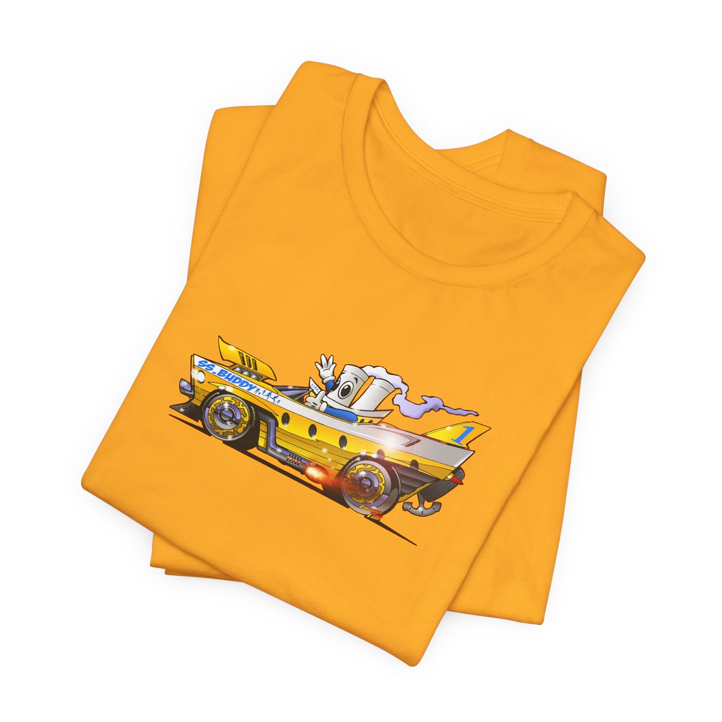 BUDDY CRUISE BUDDYMOBILE Custom Car Art Short Sleeve Tee in 17 Colors