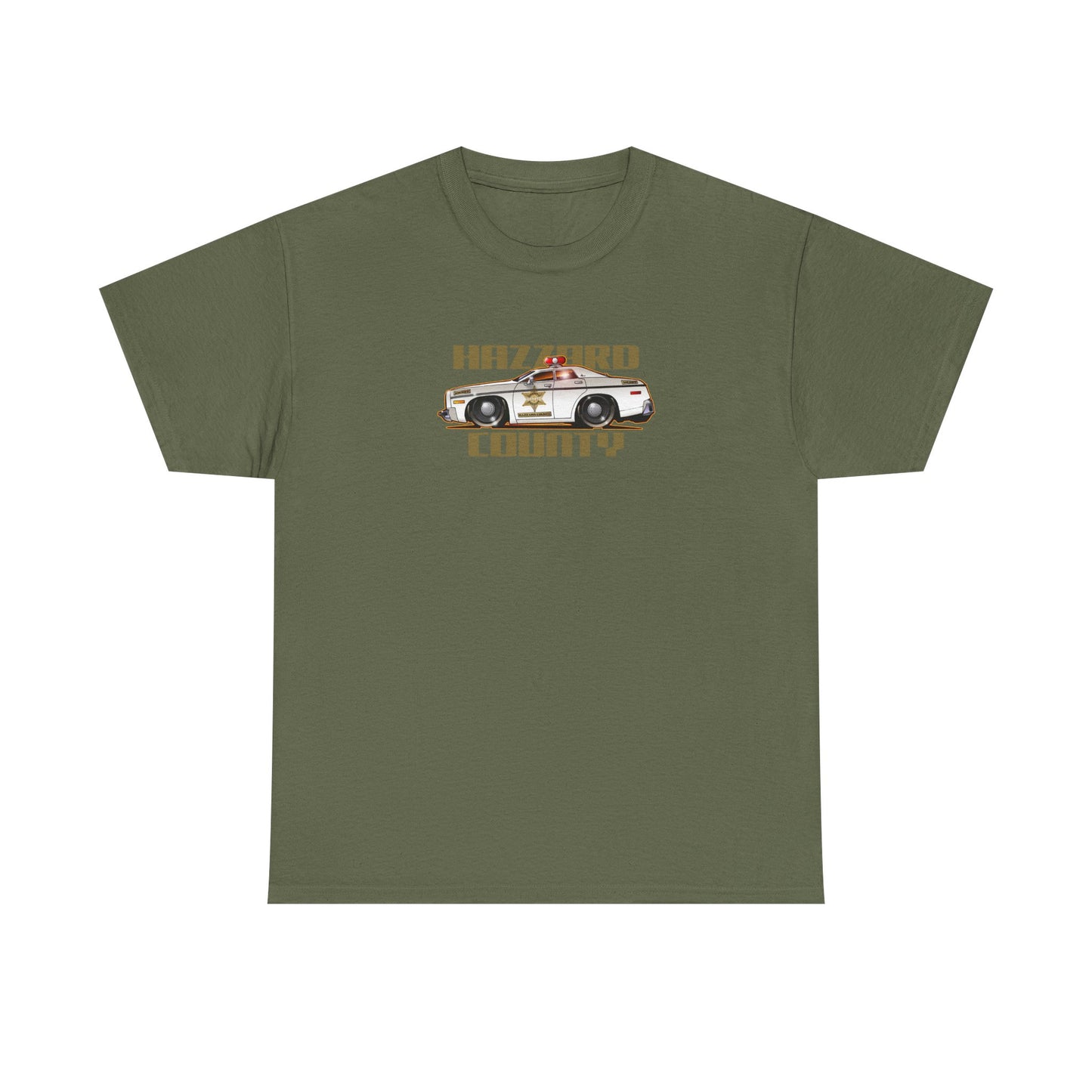 DUKES OF HAZZARD SHERIFF POLICE CAR Collectible Tee Shirt - Multiple Colors