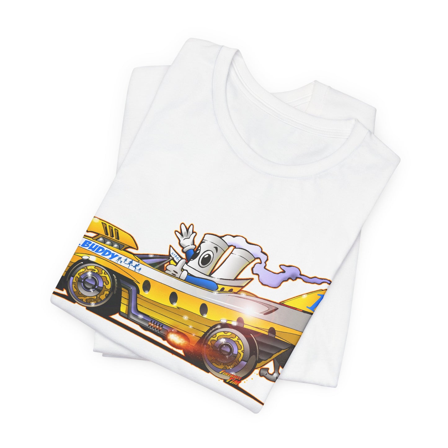 BUDDY CRUISE BUDDYMOBILE Custom Car Art Short Sleeve Tee in 17 Colors
