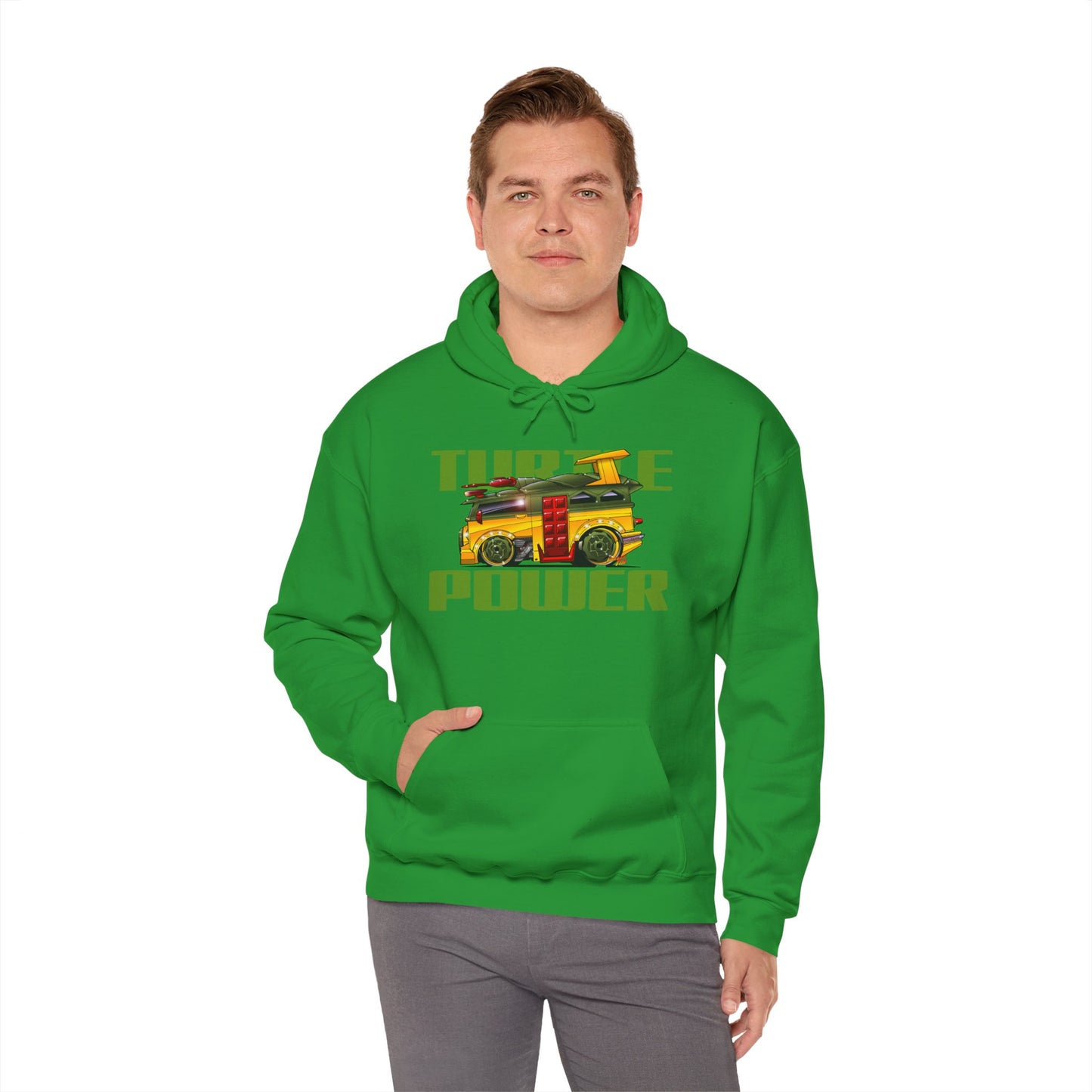 TEENAGE MUTANT NINJA TURTLE VAN Turtle Power Hooded Sweatshirt - 3 Colors