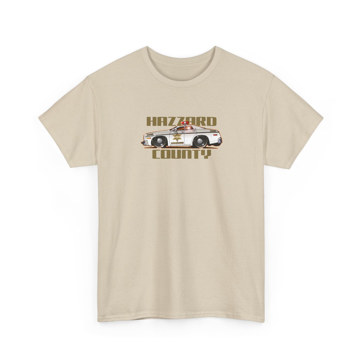 DUKES OF HAZZARD SHERIFF POLICE CAR Collectible Tee Shirt - Multiple Colors