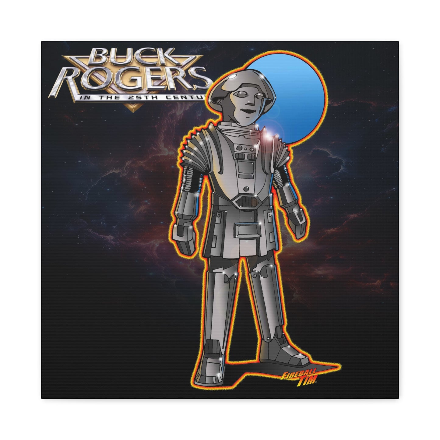 BUCK ROGERS Twiki Robot Concept Art Canvas MASTERPRINT 2 Sizes