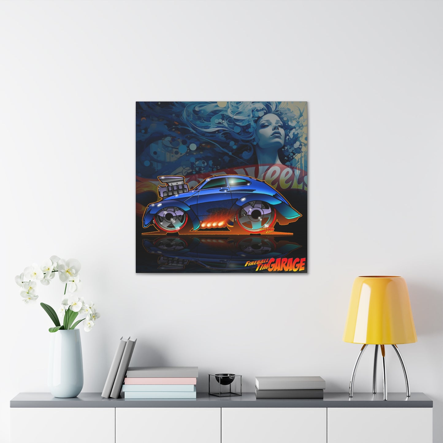 VW VOLKSWAGEN BUG BANDIT Canvas Art Print 3 Sizes