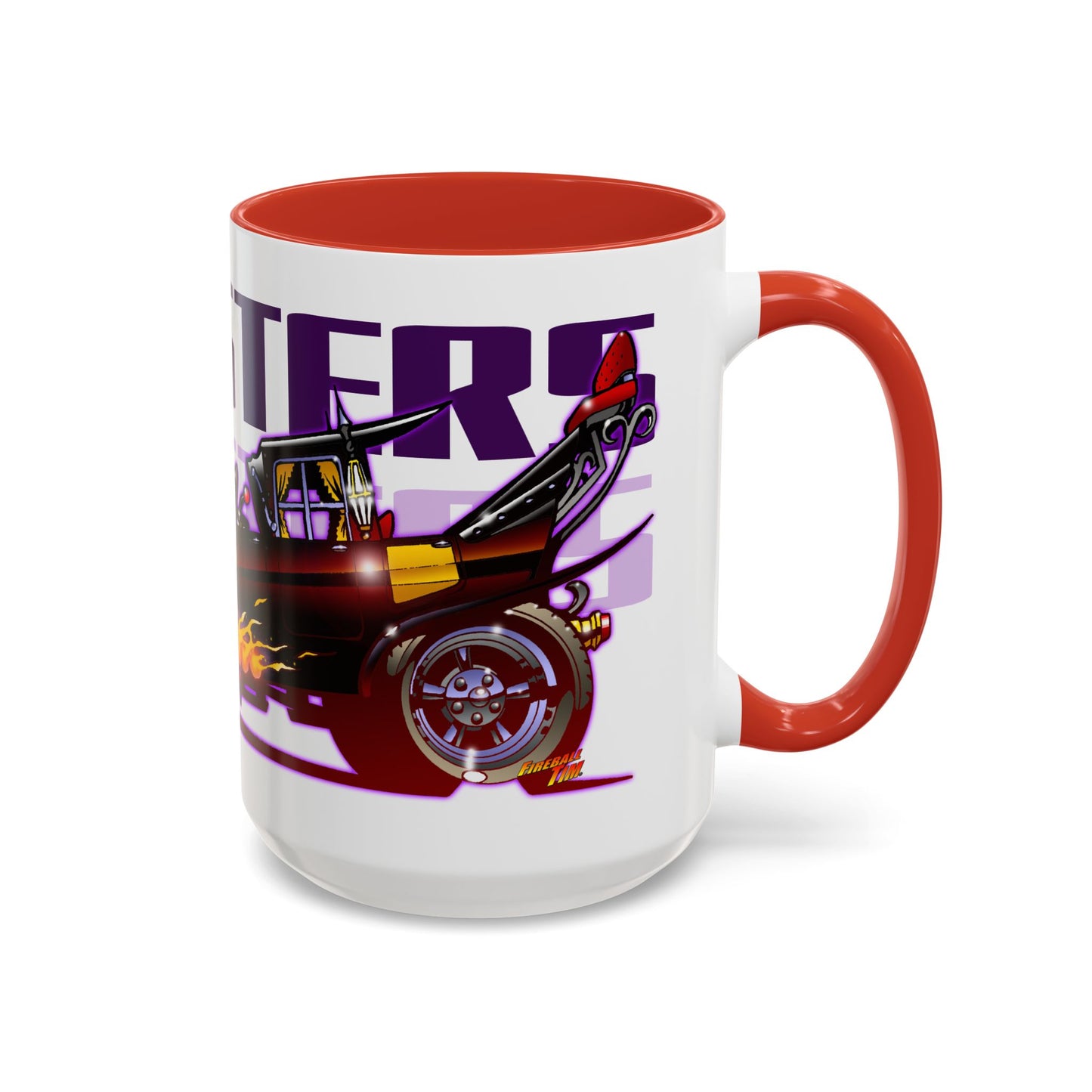 THE MUNSTERS TV Show Munster Koach Fireball Art Coffee Mug - 2 Sizes