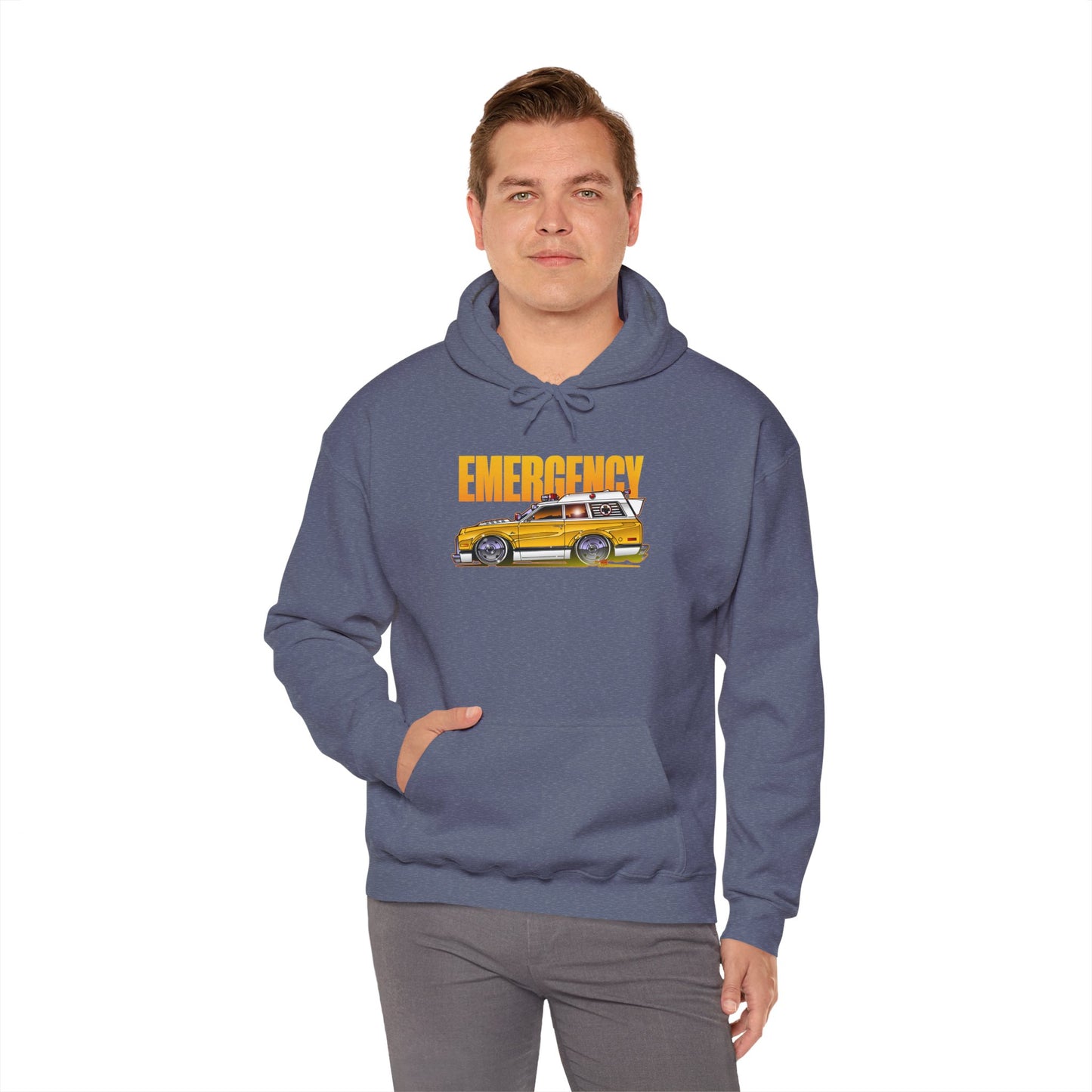 EMERGENCY AMBULANCE TV Show Concept Art Hooded Sweatshirt 9 Colors