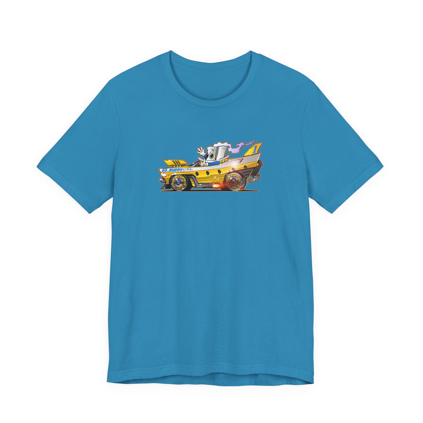 BUDDY CRUISE BUDDYMOBILE Custom Car Art Short Sleeve Tee in 17 Colors