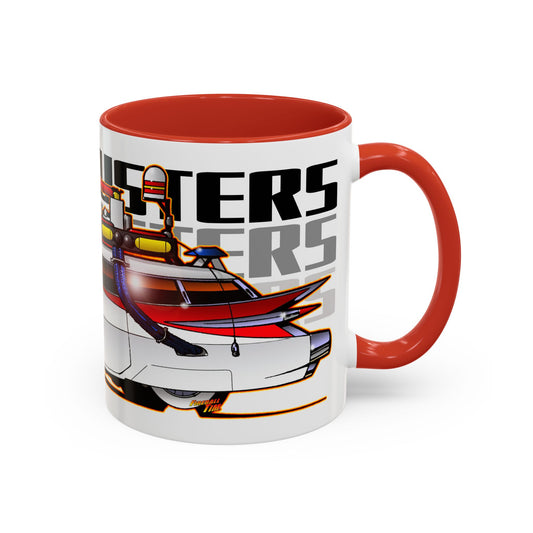 GHOSTBUSTERS ECTO 1 Cadillac Ambulance Collectible Coffee Art Mug 2 Sizes