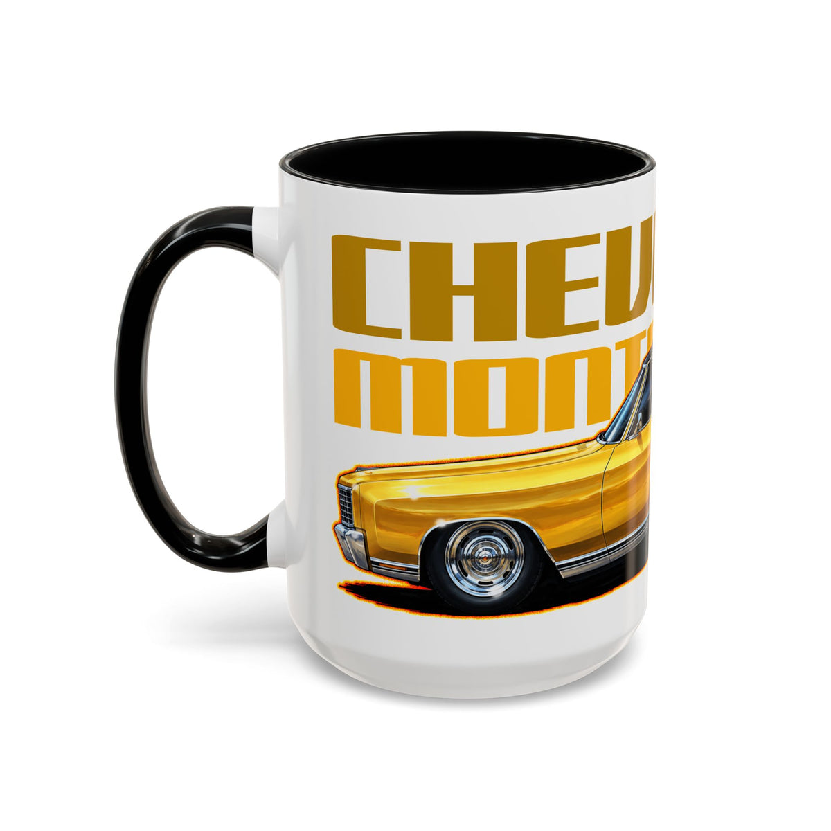 CHEVROLET MONTE CARLO 1972 Collectible Fireball Art Coffee Mug - 2 Sizes