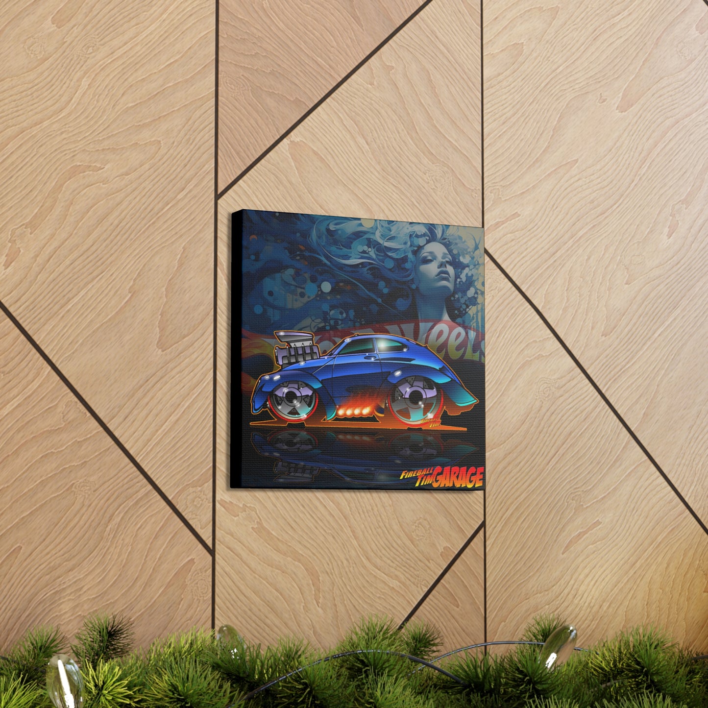 VW VOLKSWAGEN BUG BANDIT Canvas Art Print 3 Sizes