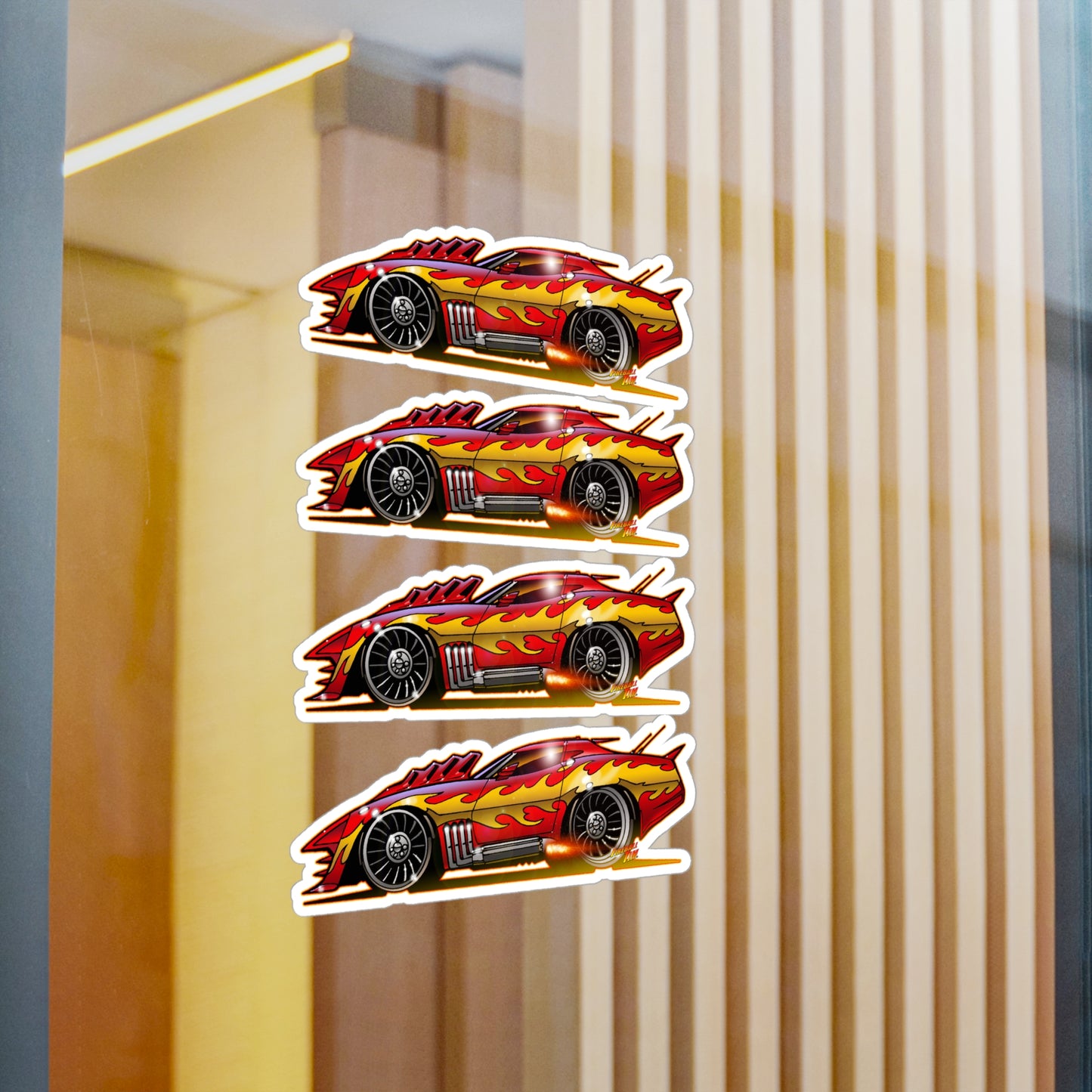 CORVETTE SUMMER Movie Car Collectible Stickers - 4 Sizes
