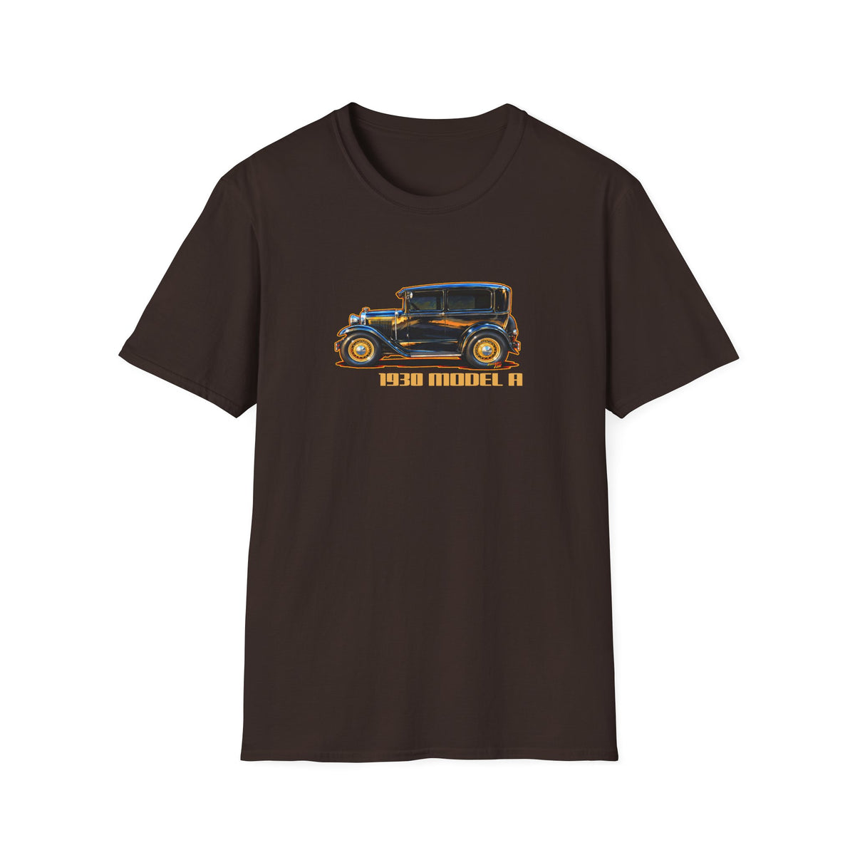 FORD MODEL A 1930 Vintage Collectible Fireball Art TeeShirt