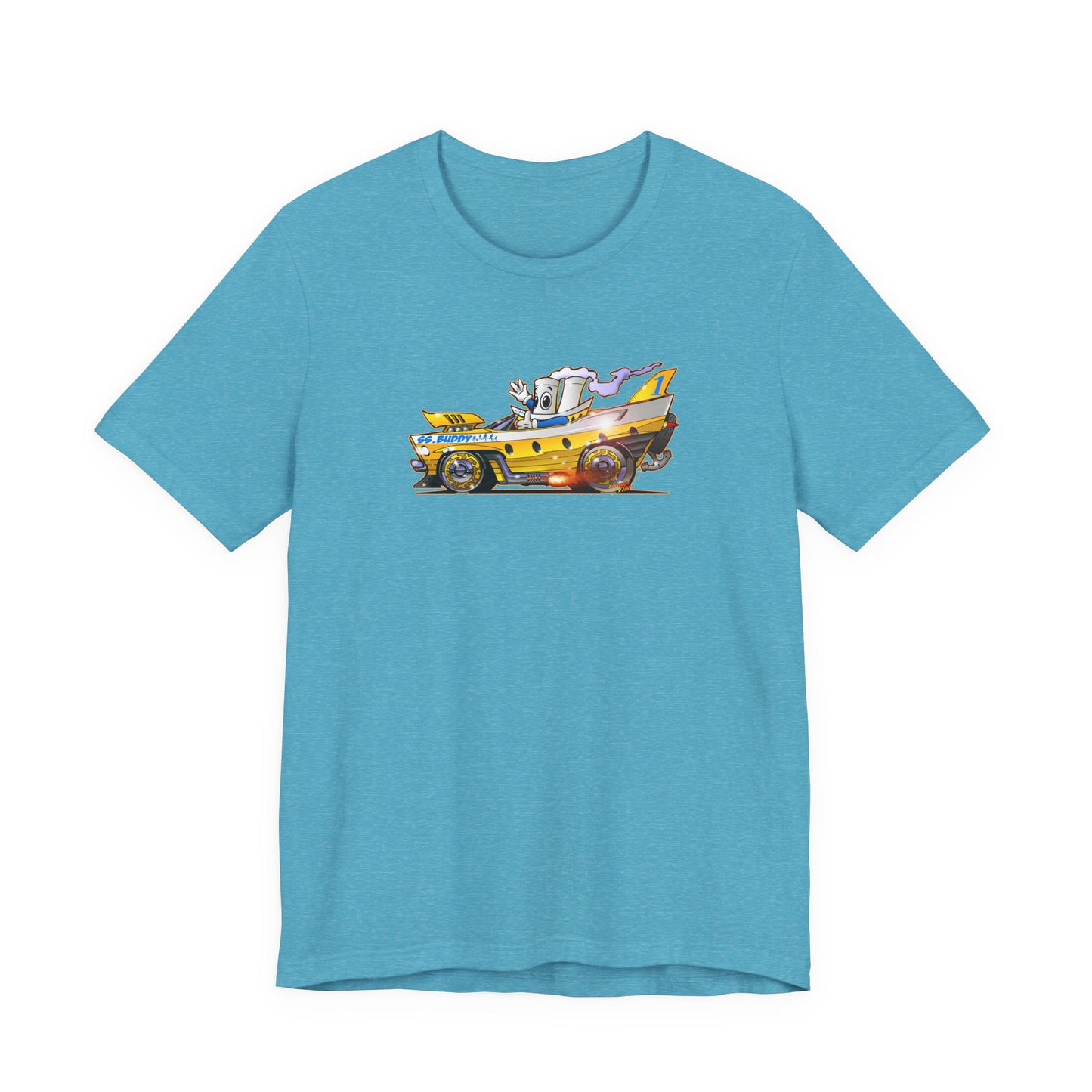 BUDDY CRUISE BUDDYMOBILE Custom Car Art Short Sleeve Tee in 17 Colors