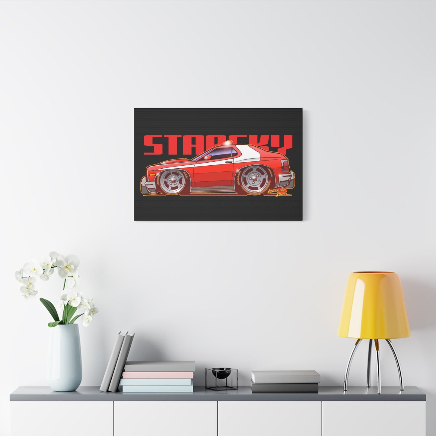 STARSKY Torino Fireball Canvas Art Print - 11x14