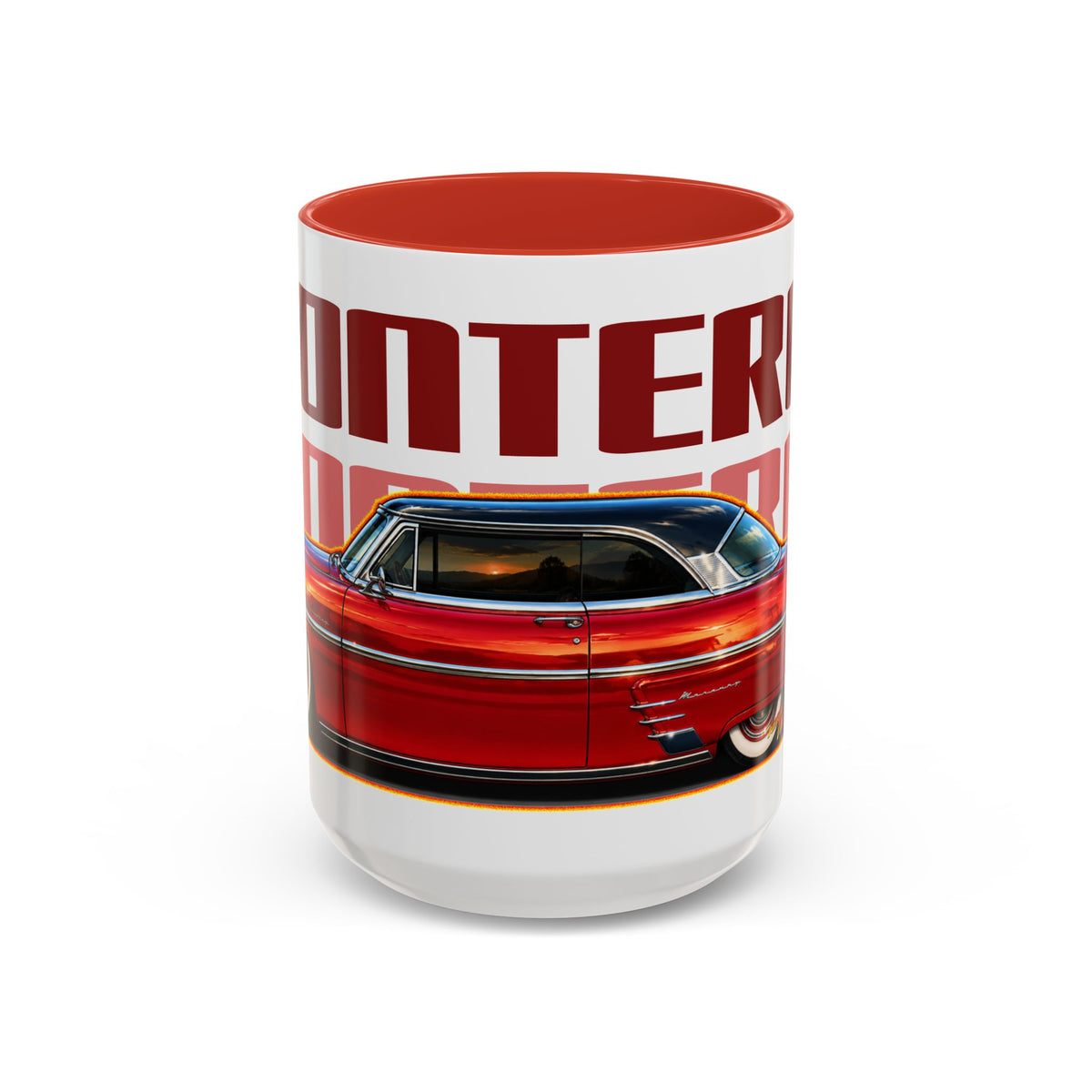 MERCURY MONTEREY 1953 Collectible Fireball Art Coffee Mug - 2 Sizes