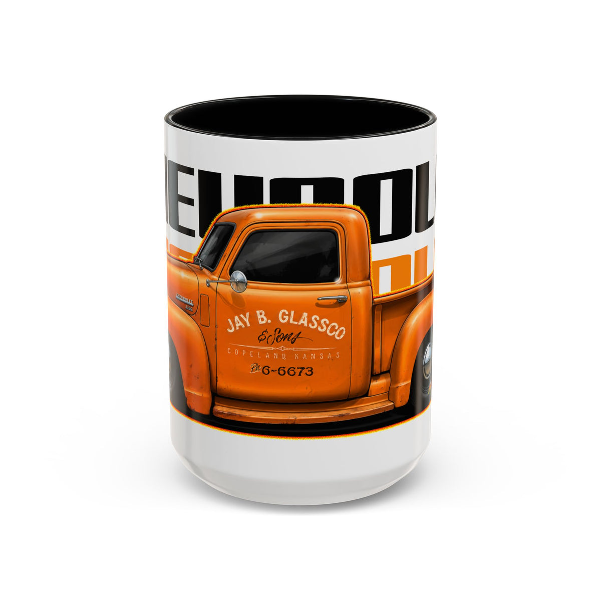 CHEVROLET 1949 C1500 PICKUP TRUCK Collectible Fireball Art Coffee Mug - 2 Sizes