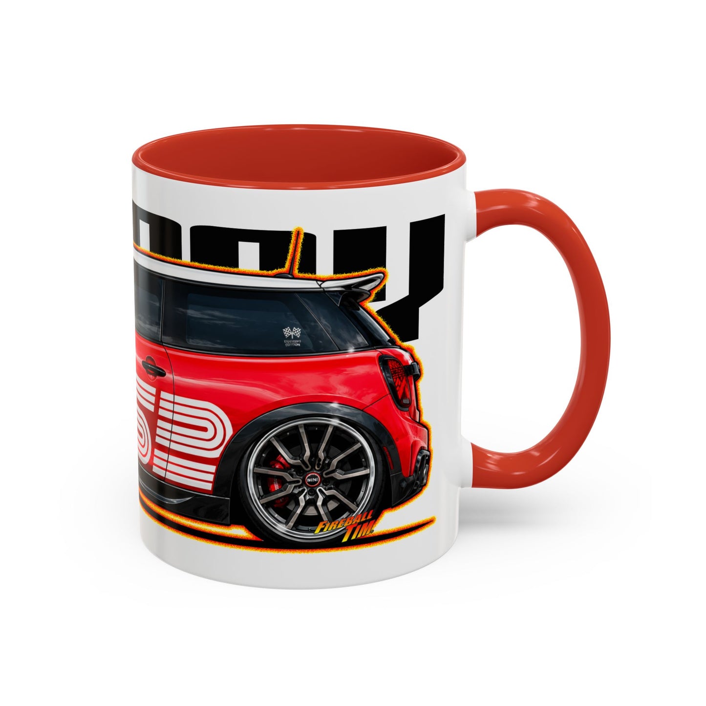 MINI COOPER 2026 Victory Edition Collectible Freball Art Coffee Mug - 2 Sizes