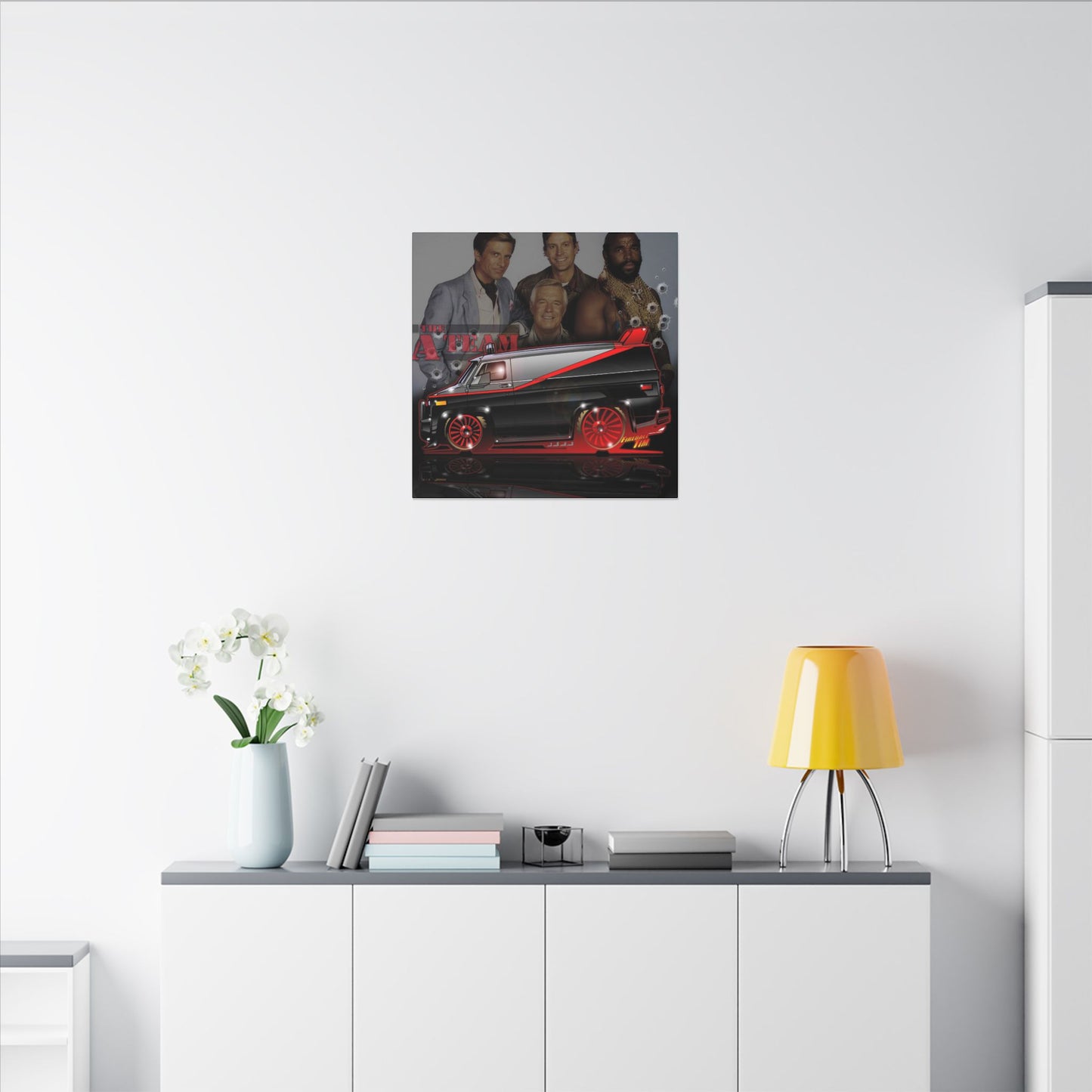 ATEAM VAN TV Show Car Canvas Art Print - 2 Sizes