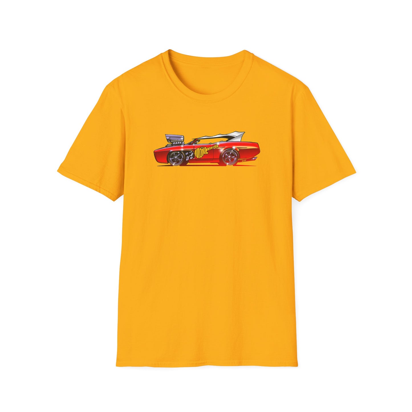 MONKEEMOBILE TV Car Concept Art  Softstyle T-Shirt Multiple Colors