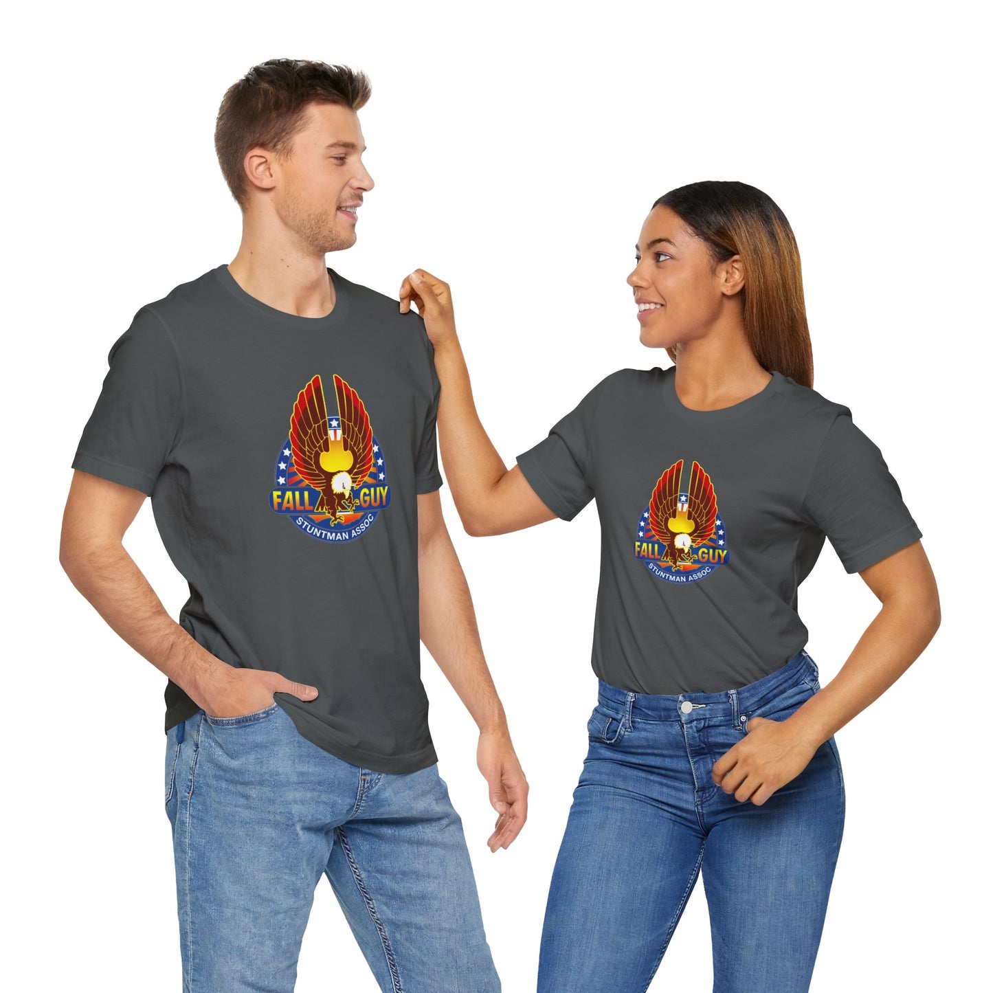 THE FALL GUY Stuntman Association Unisex Jersey Short Sleeve Tee - 12 Colors
