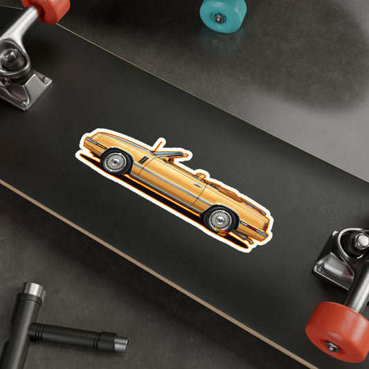 DODGE 600 CONVERTIBLE 1985 Collectible Fireball Art Stickers in 4 Sizes