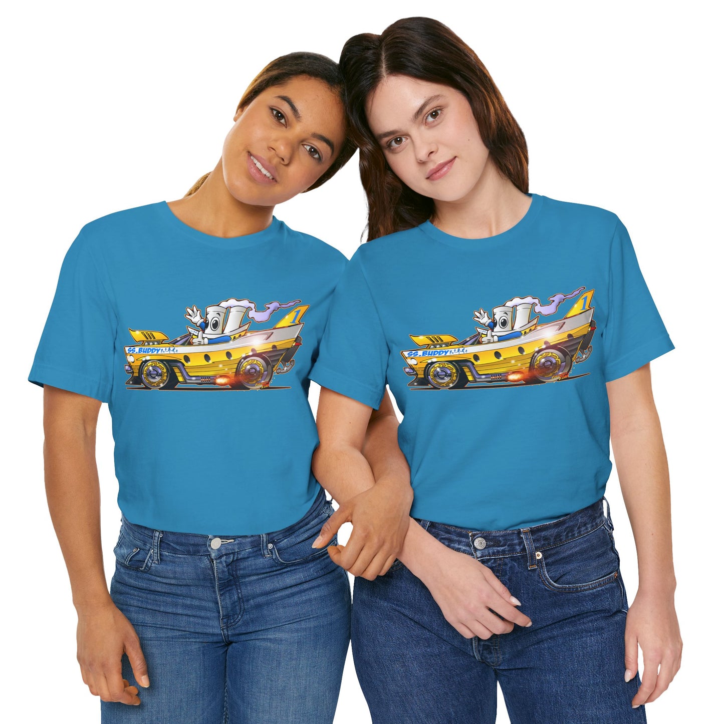 BUDDY CRUISE BUDDYMOBILE Custom Car Art Short Sleeve Tee in 17 Colors