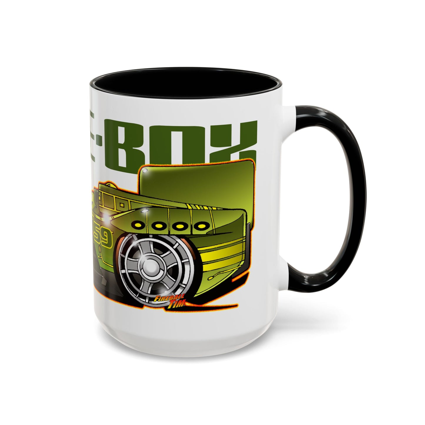 SPEED RACER SURGE BOX Zokeo Race Car Collectible Fireball Art Coffee Mug - 2 Sizes